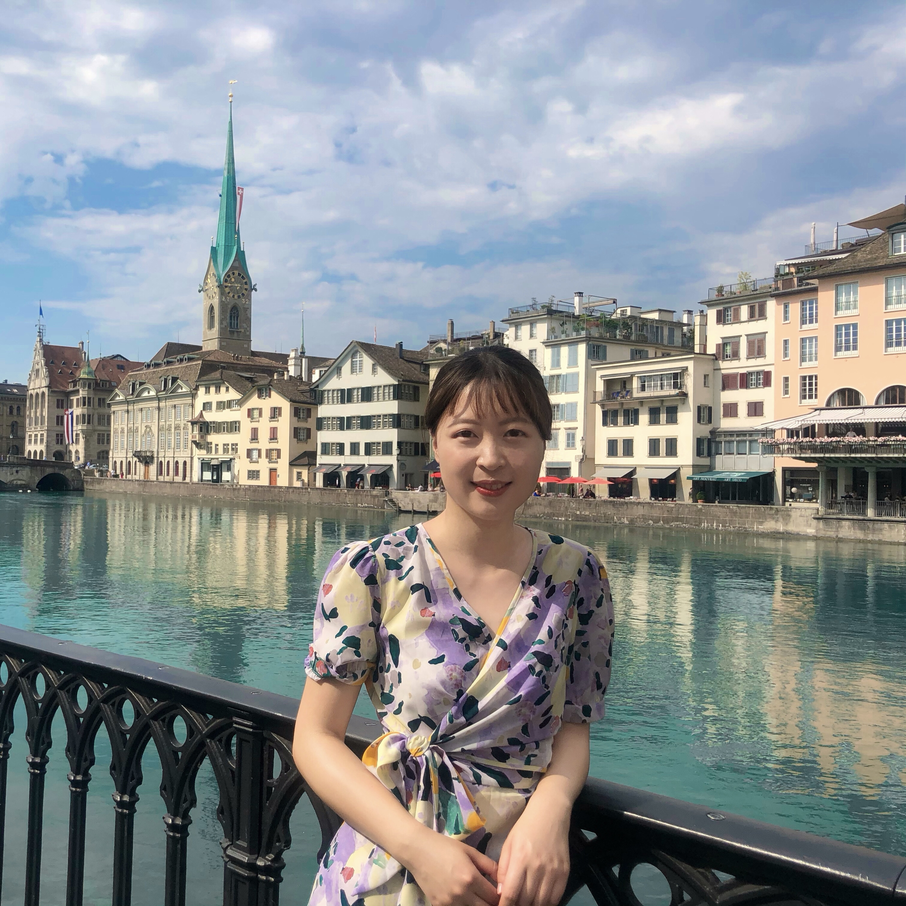 Ting by the river in Zurich